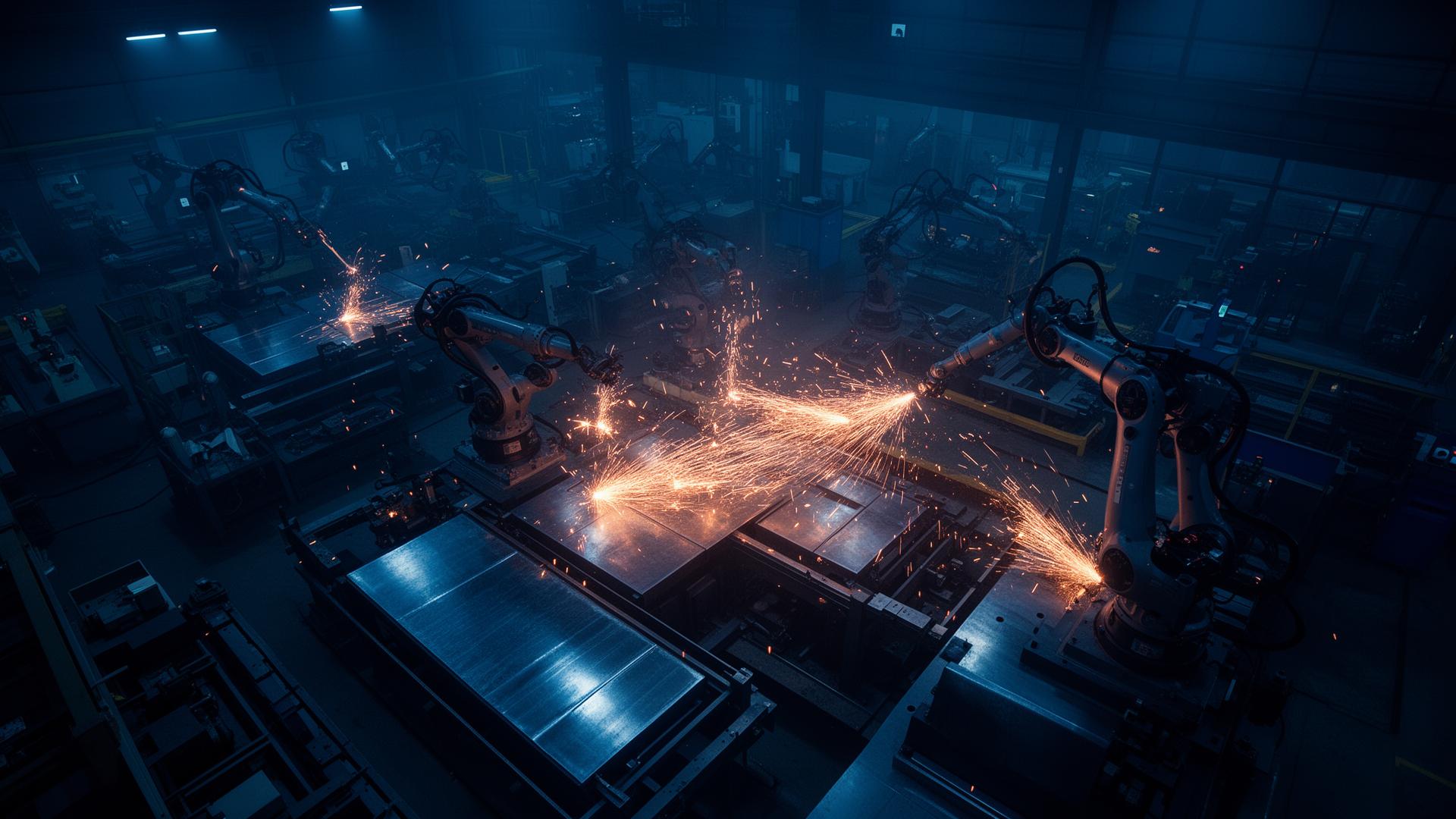 NovaTech robotic welding floor